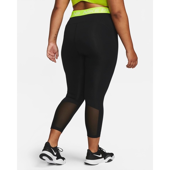 NIKE PLUS SIZE LEGGINGS WITH LOGO WAIST - Picture 2 of 3